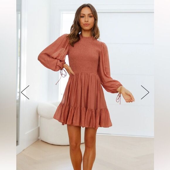 Hello Molly OLD TALE DRESS ROSE - Picture 2 of 6